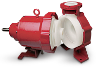 CHEM-GARD CGM heavy-duty pump casing, stationary bearing housing and impeller